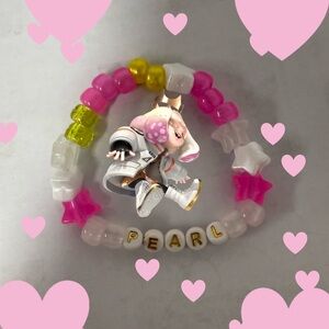 Colorful Beaded Kids Bracelet with Star Charms